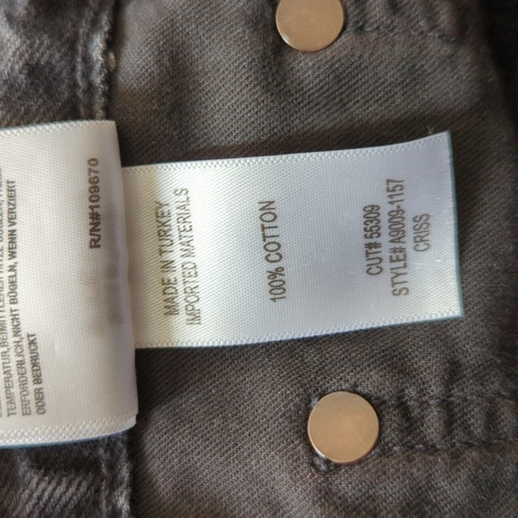 Agolde Criss Cross Upsized Denim Jean Shorts in Photogram Black - Picture 13 of 16